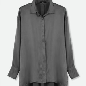 ADRIA SHIRT IN STRETCH SILK CHARMEUSE