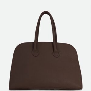 ARDEN HANDBAG IN ITALIAN LEATHER CHOCOLATE