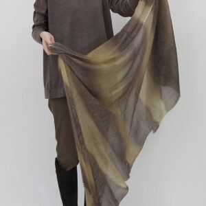 DRIFTWOOD ISCHIA SCARF IN HAND DYED CASHMERE