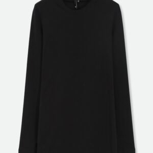 LONG SLEEVE CREW WITH THUMBHOLES IN PIMA COTTON STRETCH
