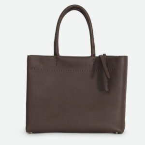 MARCEL HANDBAG IN ITALIAN LEATHER CHOCOLATE