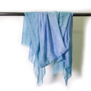 NORDIC SEA SCARF IN HAND DYED CASHMERE