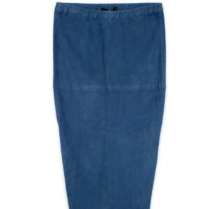 OLIVIA LONG PULL ON SKIRT IN STRETCH SUEDE