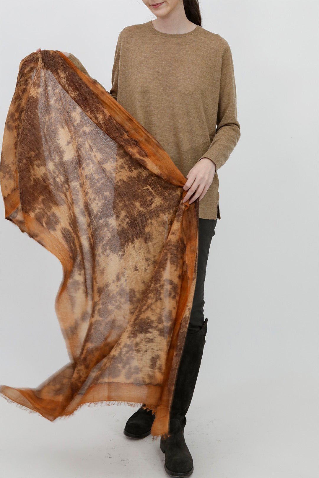 ROCHELLE TUNIC CREW IN FINE ITALIAN MERINO - Image 7