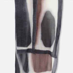 TOASTED PECAN SCARF IN HAND DYED CASHMERE
